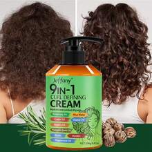 250g Curly Hair Elastic Styling Cream, Volumizing Hair Care Leave-In Conditioner, Suitable For All Wavy And Curly Hair Types - Elasticity Enhancer - View 7