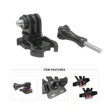 Screw-On Tripod Adapter With J-Hook For Hero 13, 12, 11, 10, 9, AKASO, SJCAM, D*JI Osmo Action Cameras, Quick Release - View 5
