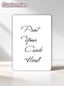 Custom Photo Cards, Personalized Double-Sided Photo Cards, Kpop Fan Cards, Concert Commemorative Cards, Sports Trading Cards, Basketball Cards, Football Cards, Athlete Photo Cards, Collectible Cards, Photo Souvenirs, Fan Gifts - Multicolor - View 2