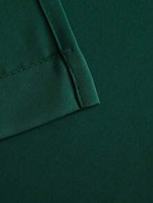 2pcs Blackout Curtains, Suitable For Living Room, Balcony, Dining Room, Bedroom, Home Office, Easy Installation With Grommets - Green - View 5