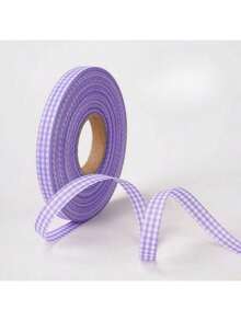 50 Yards Internet Celebrity Ins Style Plaid Ribbon Baking Cake Decoration Biscuit Gift Flower Packaging DIY Silk Ribbon - Multi-color - View 7