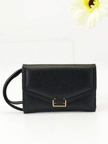 Women's Mini Handbag Wristlet, Soft PU Tri-Fold Large Capacity Multi-Function Card Holder, Exquisite Zipper Coin Purse Lightweight Clutch - Multicolor - View 9