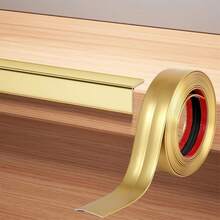 1 Roll 0.78/1.18/1.57 Inch Self-Adhesive PVC Decorative Strip, Peel And Stick Self-Adhesive Decorative Trim, Flexible PVC Multi-Purpose Molding Strip, For Gap Coverage, Indoor/Outdoor Wall Corner Protection, Splash-Proof Tile Edge Trim - A - View 3