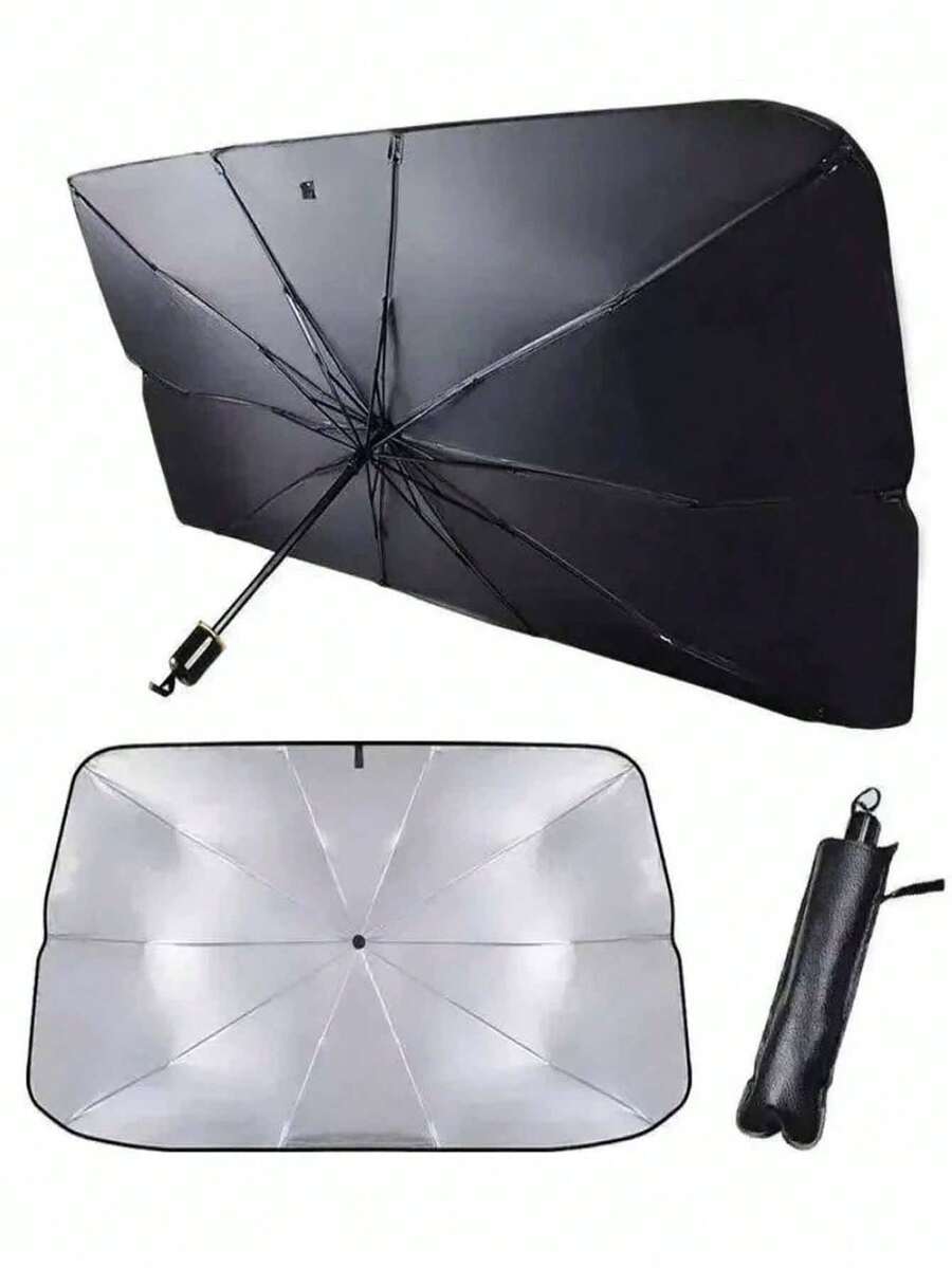 1-Pack Car Sun Shade - Protect Your Car's Interior From Summer Sun - Windshield Protection And Sunshade Accessory