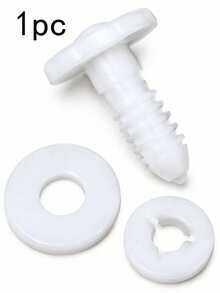 White Plastic Joint Components For Dolls, 12 Sets Of Various Sizes, Suitable For Making Bear Doll Limbs And Head Accessories - Multicolor - View 10
