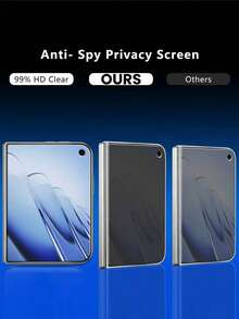 2 Packs [2026 New] Matte Privacy Screen Protector Compatible With Iphone Duo – Soft Film, Anti-Spy, Anti-Glare, Bubble Free, Easy Install, Case Friendly - Black - View 3