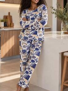Women Two-Piece Outfits - Light Blue - View 6