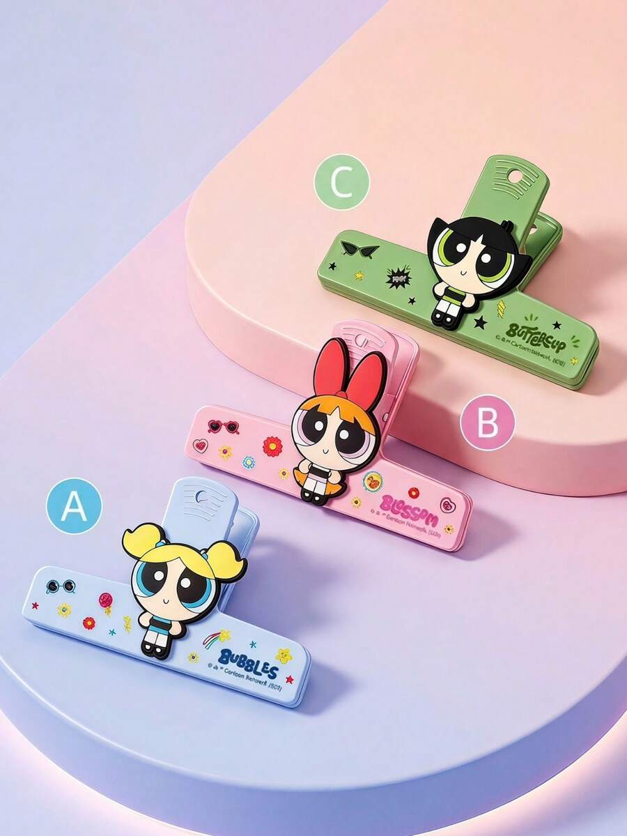 THE POWERPUFF GIRLS X Joivida Bìa hồ sơ hoạt hình dễ thương phù hợp dùng hàng ngày tại văn phòng - The Powerpuff Girls - Xem 1
