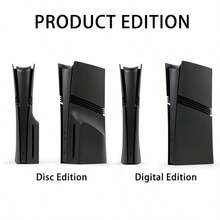 Disc Edition & Digital Edition Cover Plates For New PS5Pro Console, Shell Panels Compatible With New 5 Pro Accessories Protective Replacement Faceplate - View 9