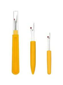 3pcs Set Large, Medium, Small Half-Colored Seam Ripper Set With Safety Protective Caps, Sewing Thread Unpicking Tool For Tailoring, Clothing Repair, Patchwork, Embroidery, Cross Stitch, Suitable For Sewing Beginners And Craft Enthusiasts - Multicolor - View 15