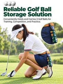 Portable Golf Ball And Tee Bag With Keychain Clip Golf Ball Holder Pouch With Tee Holder Golf Ball Carry Bag Pouch Waterproof Golf Protection Bag For Men Women Golf Enthusiasts Easy To Install And Store Storage Golf Essential Accessories Golf Stuff - Multicolor - View 8