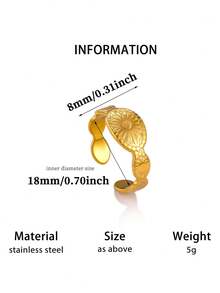 Smooth Double Ball Bead Ladies Open Ring Gold Color Geometric Pair Rings Simple Aesthetic Jewelry Gift - Yellow Gold - View 14