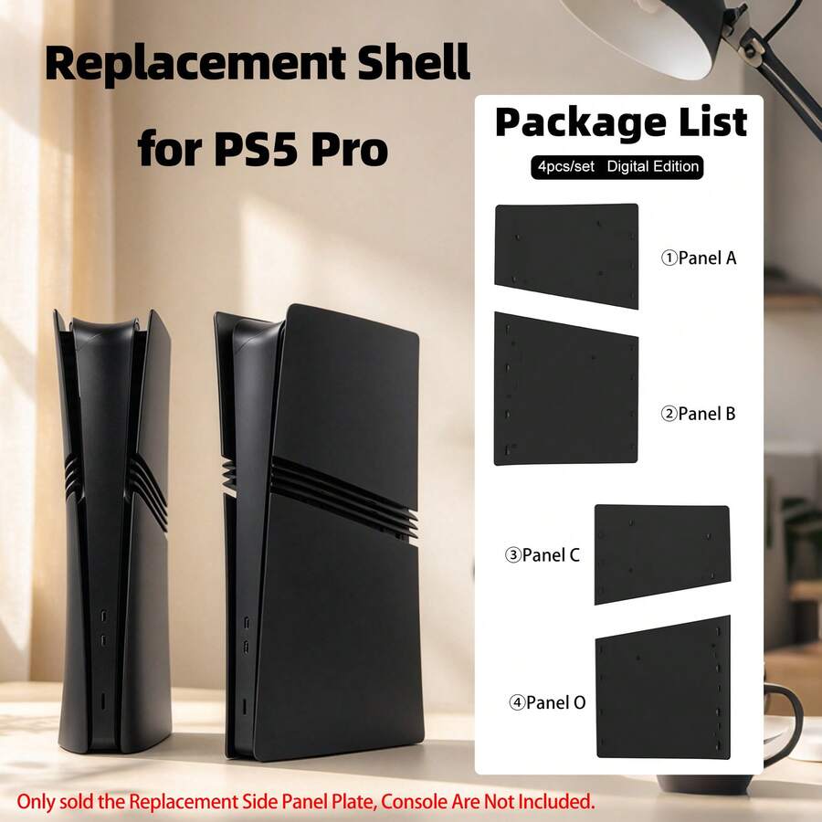 Disc Edition & Digital Edition Cover Plates For New PS5Pro Console ...