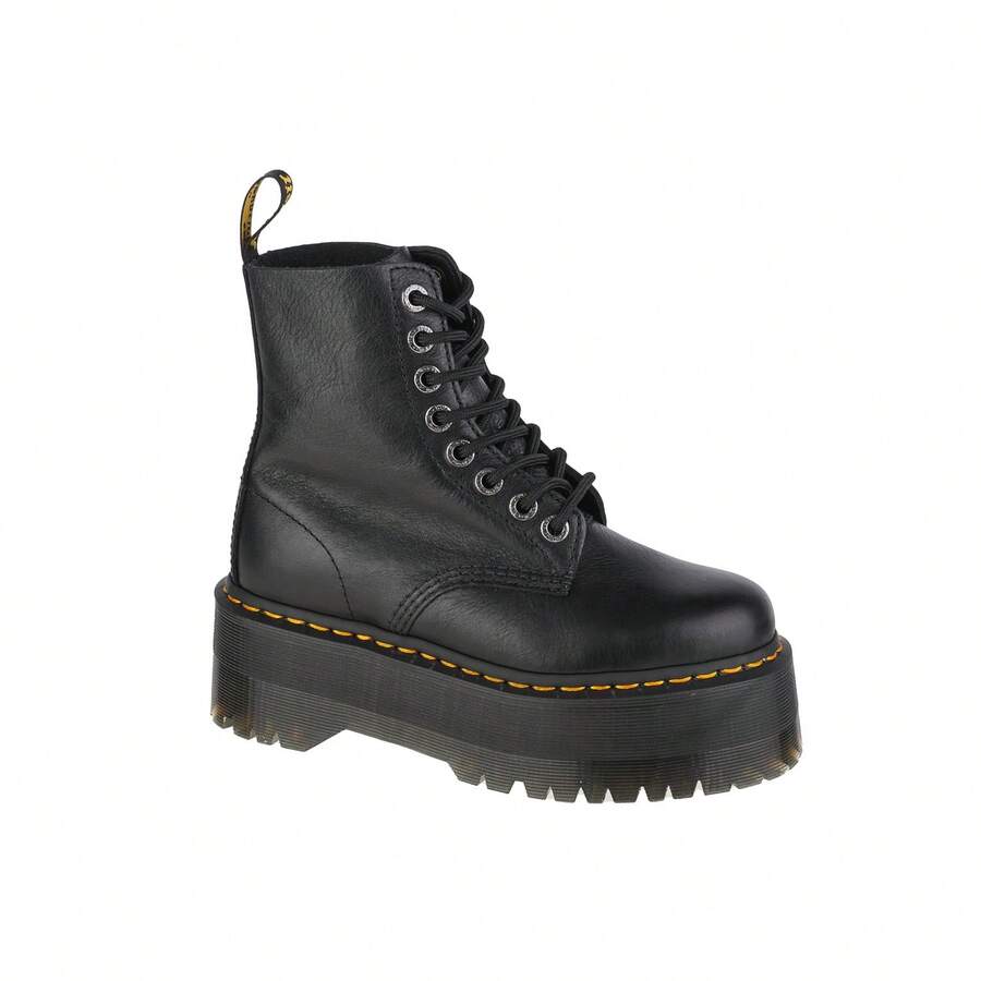 Dr. Martens دكتور مارتنز 1460 باسكال ماكس DM26925001 للنساء، بوت بوفير سوداء - الأسود - مشاهدة 1