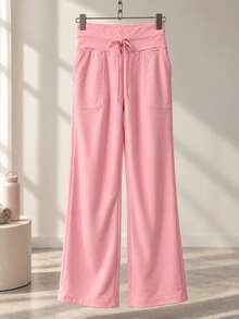 Women Pants - Baby Pink - View 2