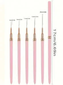 15 Pcs Nail Art Tool Set, Complete Manicure Kit For Nail Hand Painting And Nail Art Practice, Suitable For Nail Salon And Home Use - Multicolor - View 7