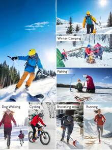 1pc Winter Warm Fleece Face Mask - Elastic Drawstring Design,Frostbite Plush Sherpa Hood Balaclava,Lightweight&Warm,For Outdoor Sports,Hooded Windproof Ear Protection, Multiple Colors Available,Cycling,Unisex,Travel Must Haves Outfit Cold Weather - Multiple Styles - View 9