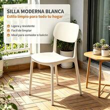 Durable PP Plastic For Indoor And Outdoor Use - White - View 6