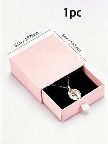 1/5pcs Pink Jewelry Box, Small Drawer Storage Box, Portable Earring Ring Necklace Bracelet Jewelry Display Rack, Bedroom Vanity Desktop Storage, Travel Jewelry Storage Box, Daily Cosmetics And Small Accessories Storage, Gift Packaging Box - Multicolor - View 9