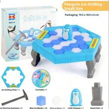 1pc Ice Breaker Game Save The Penguin Desktop Game, Family Educational Board Game, Halloween/Christmas Game Gift - Multicolor - View 9