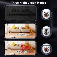 Wireless WiFi Security Camera - 1080P HD, Waterproof Indoor/Outdoor, Color Night Vision, 2-Way Audio, 360° Pan/Tilt/Zoom, Motion Tracking And Detection, With Spotlight And Alarm - App Control, Christmas Gift, Wired - Multicolor - View 11