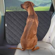 Pelindung Pintu Anti Goresan Anjing, Cocok untuk Mobil, Truk, SUV, Pelindung Penutup Pintu Interior, 1 Pasang, Tahan Air & Tahan Noda, Mudah Dipasang - Hitam - View 1