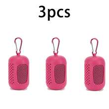 3 Packs Cooling Towels For Neck, Soft Breathable Mesh Ice Towel With Portable Storage Box & Carabiner, Quick Dry Chilly Towel For Sports Hiking Camping Running Gym Workout - A - View 11