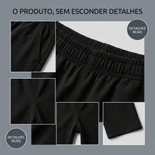 Pijama Cirúrgico Masculino Conjunto Premium Scrub Hospitalar Privativo Confortável Oxford  Todos    Solto - Preto - Visão 5