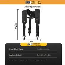 New Construction Shoulder Strap Quick-Release Buckle Tool Strap Reinforced Thickened Wear-Resistant Oxford Cloth Suitable For Father Mechanic Carpenter Electrician Mechanic Strap Only - A - View 8