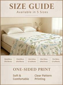 1pc Customized Name Bed Blanket, Personalized Name Bed Throw, Personalized Blanket, Cute Comfortable Blanket, Home Gift, Birthday Gift, Christmas Gift, Personalized Gift, Gift For Son/Daughter, Gift For Friends - Style 2 - View 7
