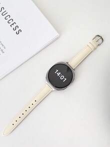 1pc Galaxy Watch 8/Watch 8 Classic Compatible Genuine Leather Leather Replacement Watch Band - Galaxy Watch 8/Watch 8 Classic - View 8
