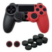 Compatible With PlayStation 4, 1pc Dual-Color Pattern Design Controller Skin, Anti-Slip, Anti-Scratch, Anti-Sweat, Enhanced Gaming Grip - View 11