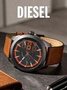 Diesel DZ1680 Rugged Men's Gift Watch, Large Dial Unique Digital Design 10BAR Waterproof Multi-Occasion Wristwatch - Watch - View 2