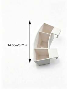1/2/3pcs [Ceramic Tool Storage] White 3-Compartment Adjustable Pottery Wheel Tool Rack, Ceramic Tool Storage Rack, Ceramic Tool Storage Box, Multi-Functional Storage Box, Brush Storage, Makeup Brush Storage, Suitable For Studio And Craft Enthusiasts - Multicolor - View 11