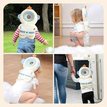 Baby Carrier & Accessories - Beige | Head Protector Backpack - View 7