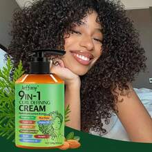 250g Curly Hair Elastic Styling Cream, Volumizing Hair Care Leave-In Conditioner, Suitable For All Wavy And Curly Hair Types - Elasticity Enhancer - View 6