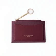 New Women's Zipper Coin Purse Card Holder 2-In-1 Double-Sided Design Patchwork Portable In Stock Wholesale - Multicolor - View 11