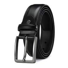 Doopai Men's Classic Blue Business Leather Belt, Square Alloy Buckle, Suitable For Formal And Casual Trousers, Men's Gift Accessory - A - View 12