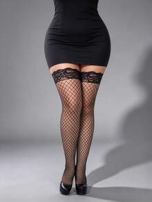 1 Pair Women's Bow Fishnet Stockings, Comfortable, Perfect For Parties And Daily Wear - Multicolor - View 8