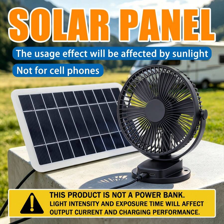 1pc Portable Solar Panel With USB Output Interface, Small Electronic ...