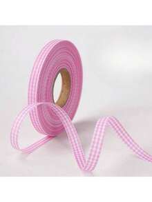 50 Yards Internet Celebrity Ins Style Plaid Ribbon Baking Cake Decoration Biscuit Gift Flower Packaging DIY Silk Ribbon - Multi-color - View 5