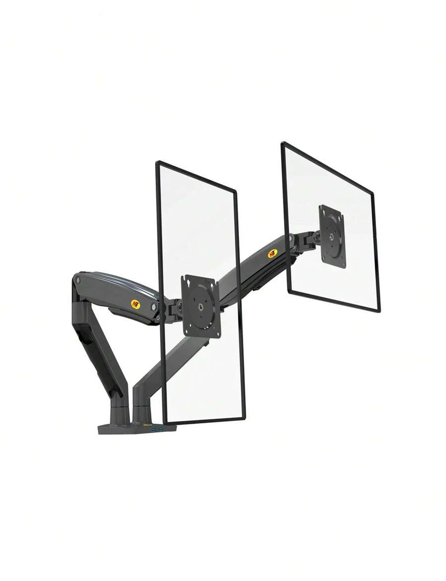 Suporte Articulado para Monitor 22 a 32 Braço duplo Pistão a Gás G75-NB - Visão 1