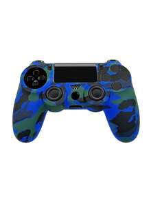 Compatible With PlayStation4, 1pc Water Transfer Printing Pattern Controller Skin + 10pcs Joystick Caps Set, Anti-Slip Anti-Scratch Anti-Sweat, Enhanced Gaming Control Feel - View 15
