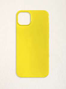 Glossy Yellow Phone Case, Ins Bright Yellow Solid Color Large Hole Candy Color Smooth Phone Shell, Cover, Ideal Gift For Daily Use And Birthday, Compatible With IPhone Case, Compatible With IPhone12/13/13 Pro Max/14 Pro/15/15 Pro Max/16/16 Plus/16 Pro Max/17/17 Pro/18 Pro/18 Pro Max, Phone Accessories, Fast Shipping - Yellow - View 23