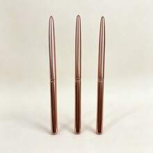 Elegant Rose Gold Nail Detail Brushes & Shiny Dust Brush, Beginner Friendly Nail Art Supply For Home Use - Multicolor - View 7