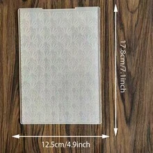 壓花夾,塑膠壓花模板,適用於卡片製作、剪貼簿、DIY紙藝手工、相簿裝飾,多種圖案可選 - MW - 查看 9