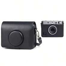 Instant Camera Protective Case Set PU Leather Protective Cover With Side Photo Pocket + Crossbody Shoulder Strap, Suitable For Fujifilm Instax Mini Series Camera Protective Case, Vintage Leather Protective Cover, Essential Travel Photography Camera Accessory - View 8