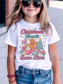 Tween Girls T-Shirts - White - View 2