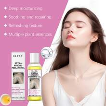 OUHOE 2 Bottles Exfoliating Oil, Suitable For Dark Skin, Yellow Exfoliating Oil, Contains Salicylic Acid And Sodium Hyaluronate, Powerful Exfoliation, Suitable For All Skin Types Body Exfoliating Liquid - Exfoliating Oil - View 9