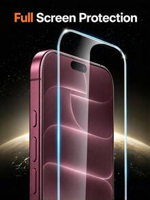3 Packs [2026 New] 9H HD Tempered Glass Screen Protector Compatible With Iphone 18 Pro Max/18 Pro/Duo/17 Pro Max/17/17 Air/16 Pro Max/16/15 Pro Max/15/14 Pro Max/14/13/12/11 Pro Max/11/XR/XS/X/8/7 – Clear, Anti-Scratch, Bubble Free, Easy Install - Clear - View 3